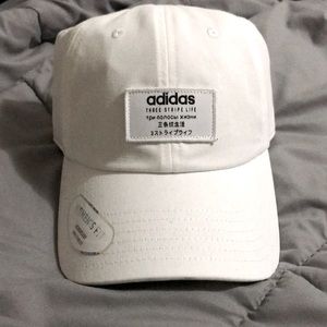 White adidas hat